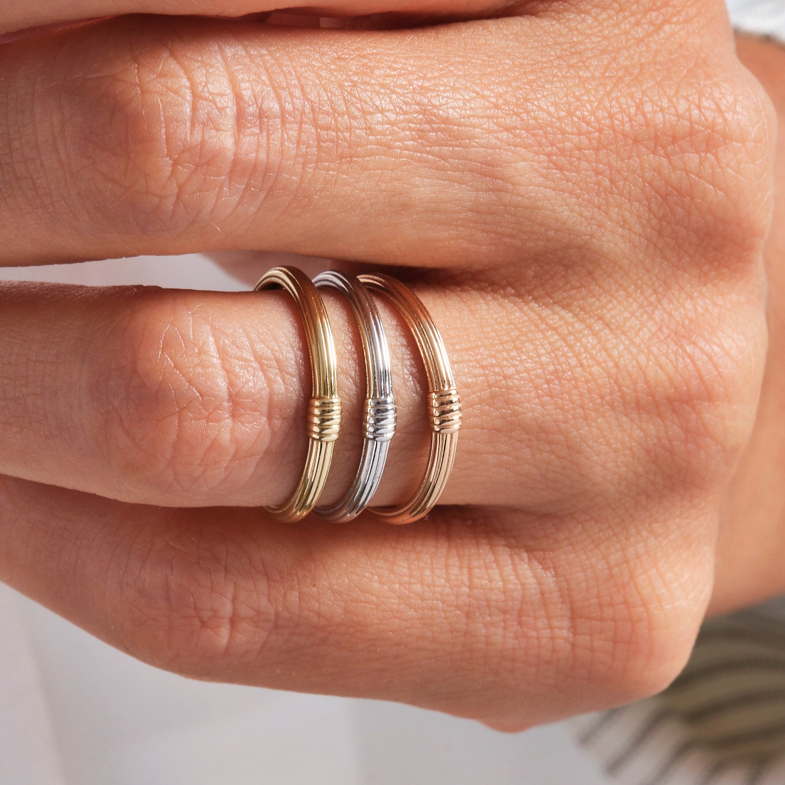 Double Knot Stackable Ring β 14K Solid Gold πβ¨
A timeless double knot ring symbolizing love, unity, and everlasting connection. Crafted in solid gold, its bold yet elegant design makes it perfect for everyday wear, stacking, or gifting to someone special β a best friend, mother, or soulmate. π