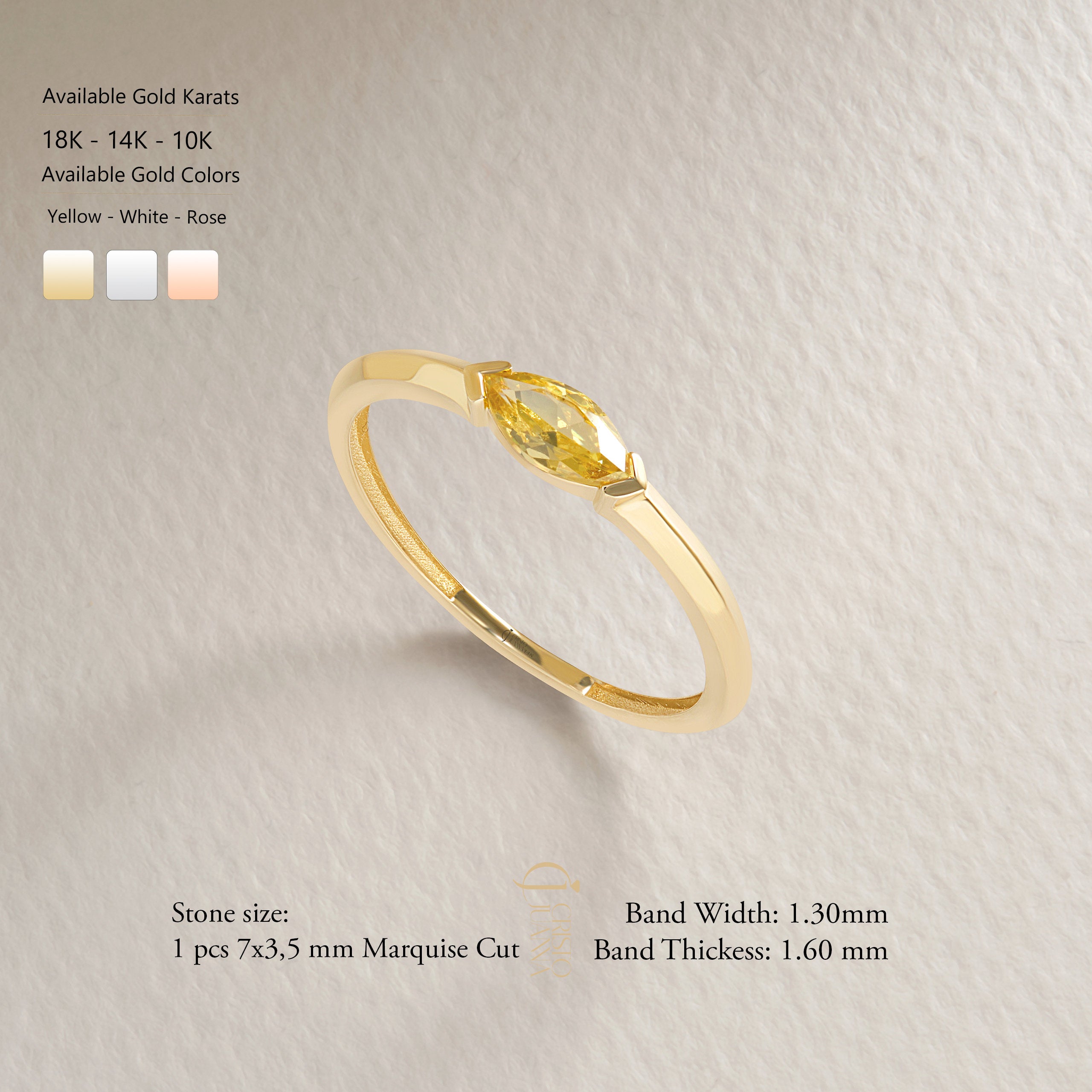 Here is Marquise Citrine Ring 14K Gold for Women! This November Birthstone Ring will be perfect matches as a other yellowing ring 18K. With 10K 18K Gold Customize Yellow Gemstone Ring is best balance of minimalism.