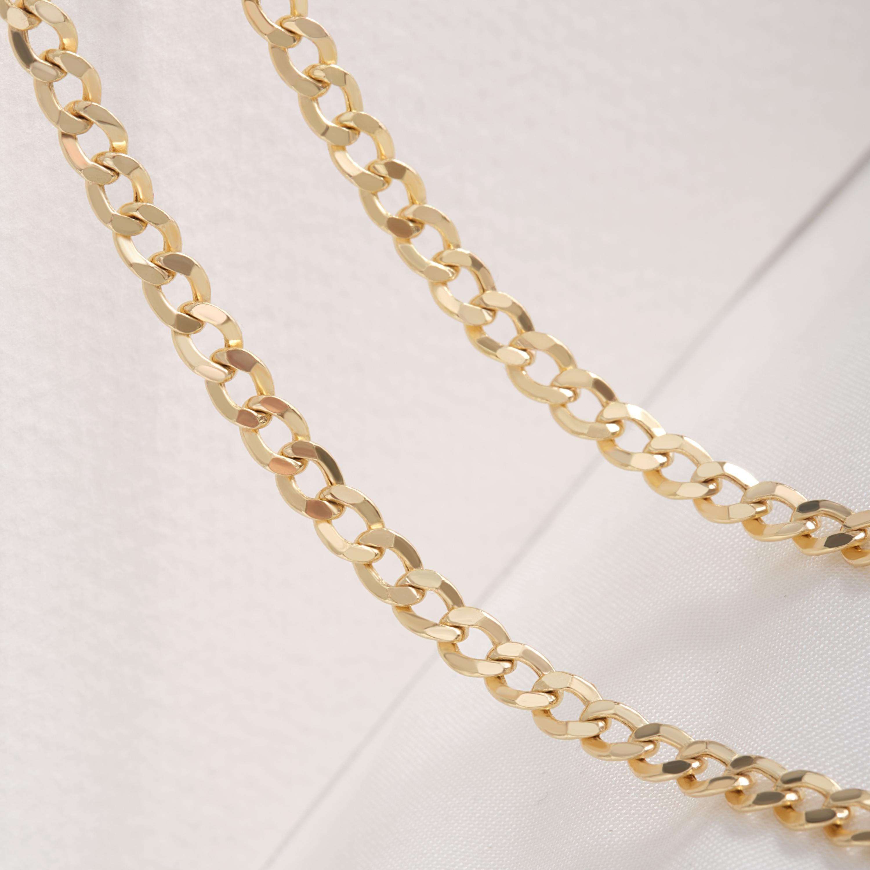 Figaro Chain Necklace – 14K Solid Gold ✨💎
A timeless 4 mm solid Figaro chain necklace, perfect for everyday elegance or layered styling. Crafted from real 14K gold with a smooth, polished finish, this multilink chain adds a luxurious touch to any outfit — durable, stackable, and always in style. 💛
