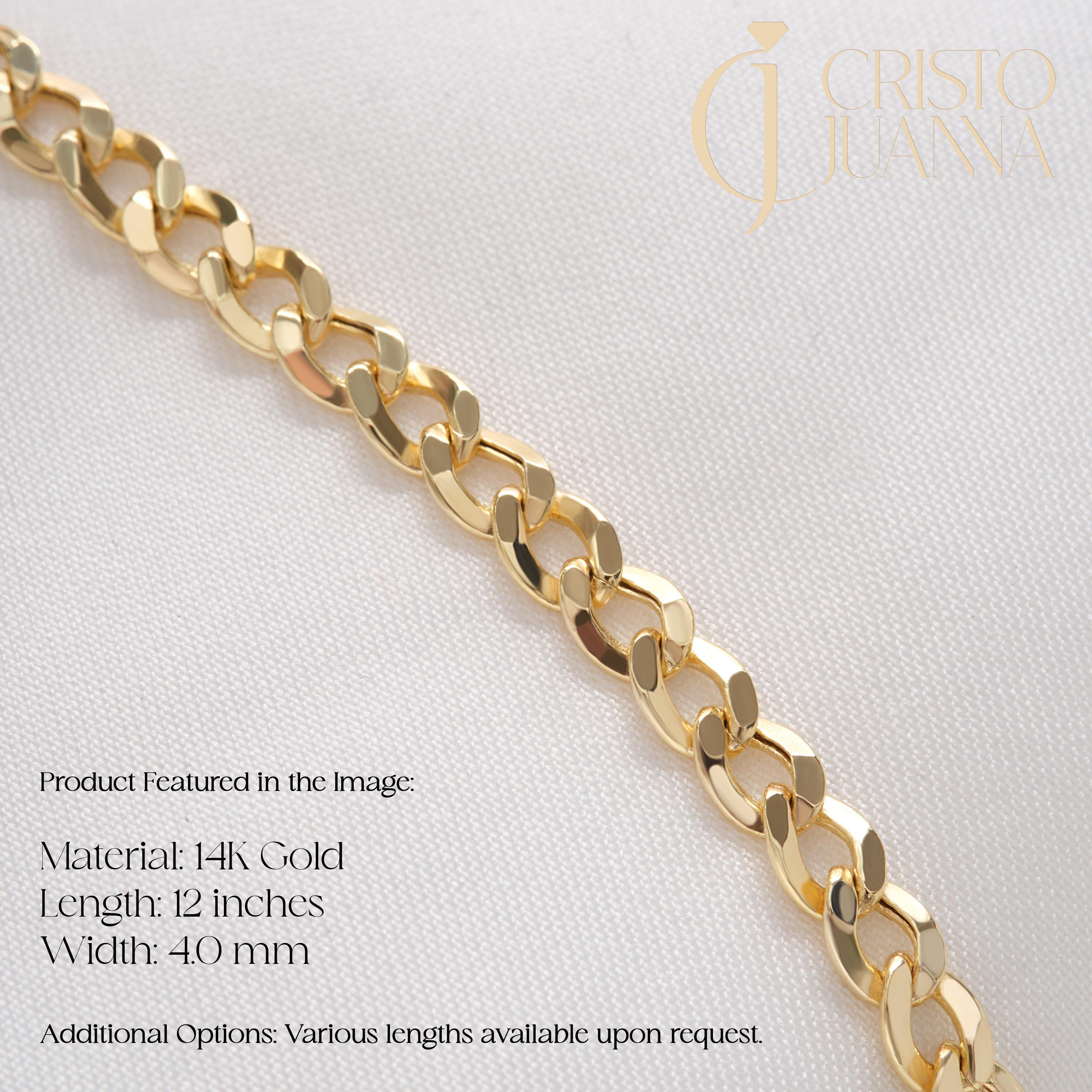 Figaro Chain Necklace – 14K Solid Gold ✨💎
A timeless 4 mm solid Figaro chain necklace, perfect for everyday elegance or layered styling. Crafted from real 14K gold with a smooth, polished finish, this multilink chain adds a luxurious touch to any outfit — durable, stackable, and always in style. 💛