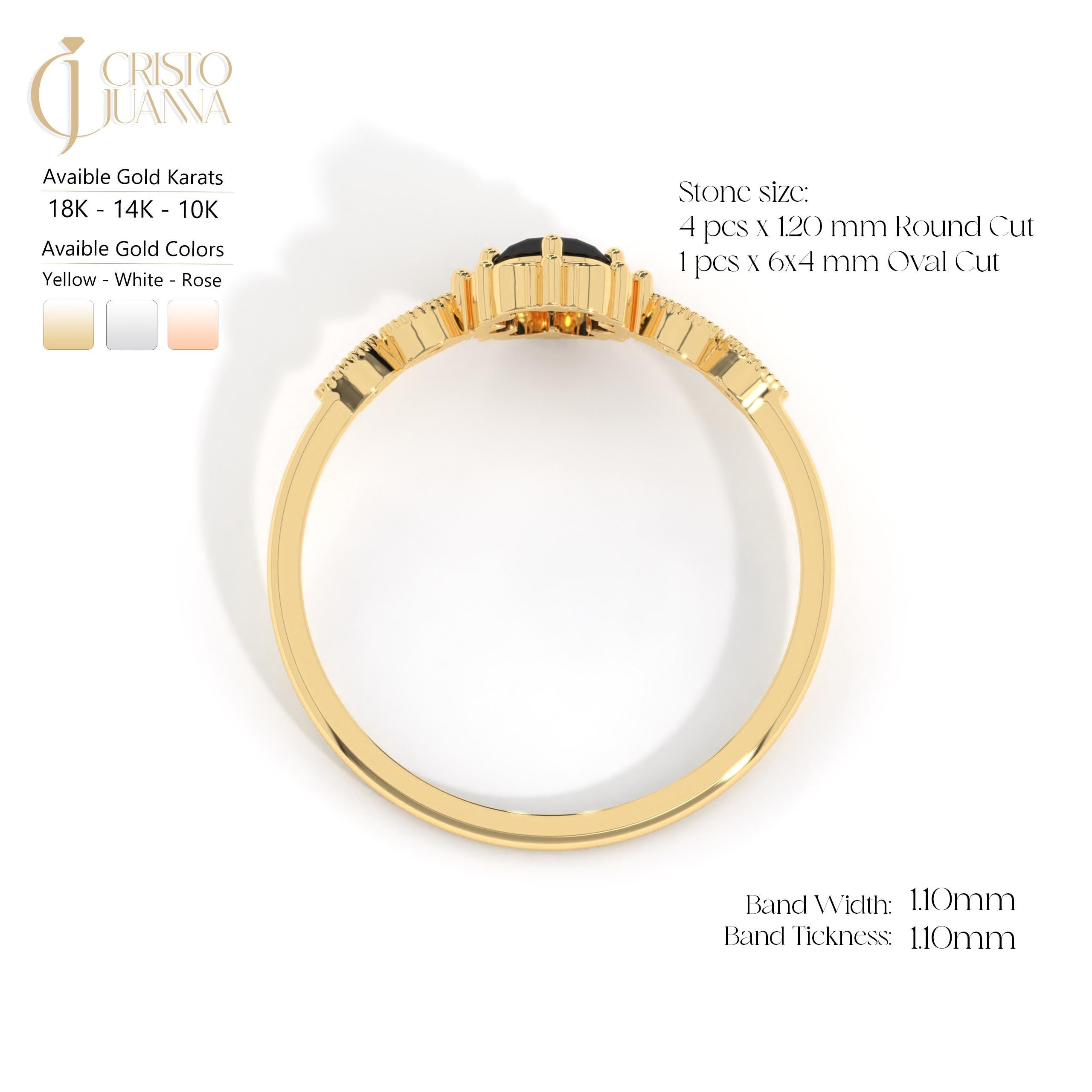 ChatGPT:
🖤 Onyx Diamond Engagement Ring – 14K Solid Gold Art Deco Vintage Design 💍
Elegant, bold, and timeless — this Onyx Diamond Engagement Ring brings together the mystique of deep black onyx with the sparkle of dazzling side stones. Designed with a refined Art Deco touch, it’s a perfect piece for brides who love classic beauty with a modern edge.