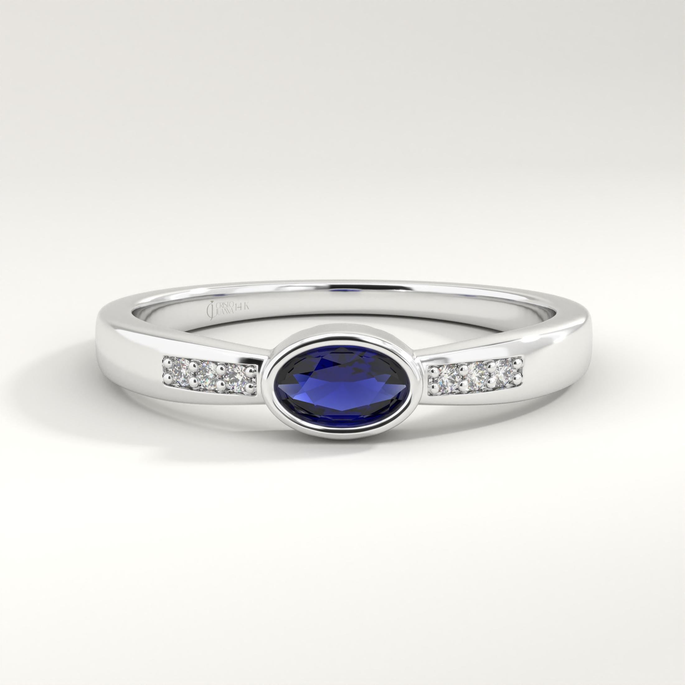 ๐ Blue Sapphire Ring โ 14K Solid Gold Oval September Birthstone Band
Celebrate deep elegance with this stunning blue sapphire ring, accented with tiny side diamonds. A graceful piece for meaningful moments โ perfect as a September birthstone ring, sapphire engagement band, or anniversary gift.