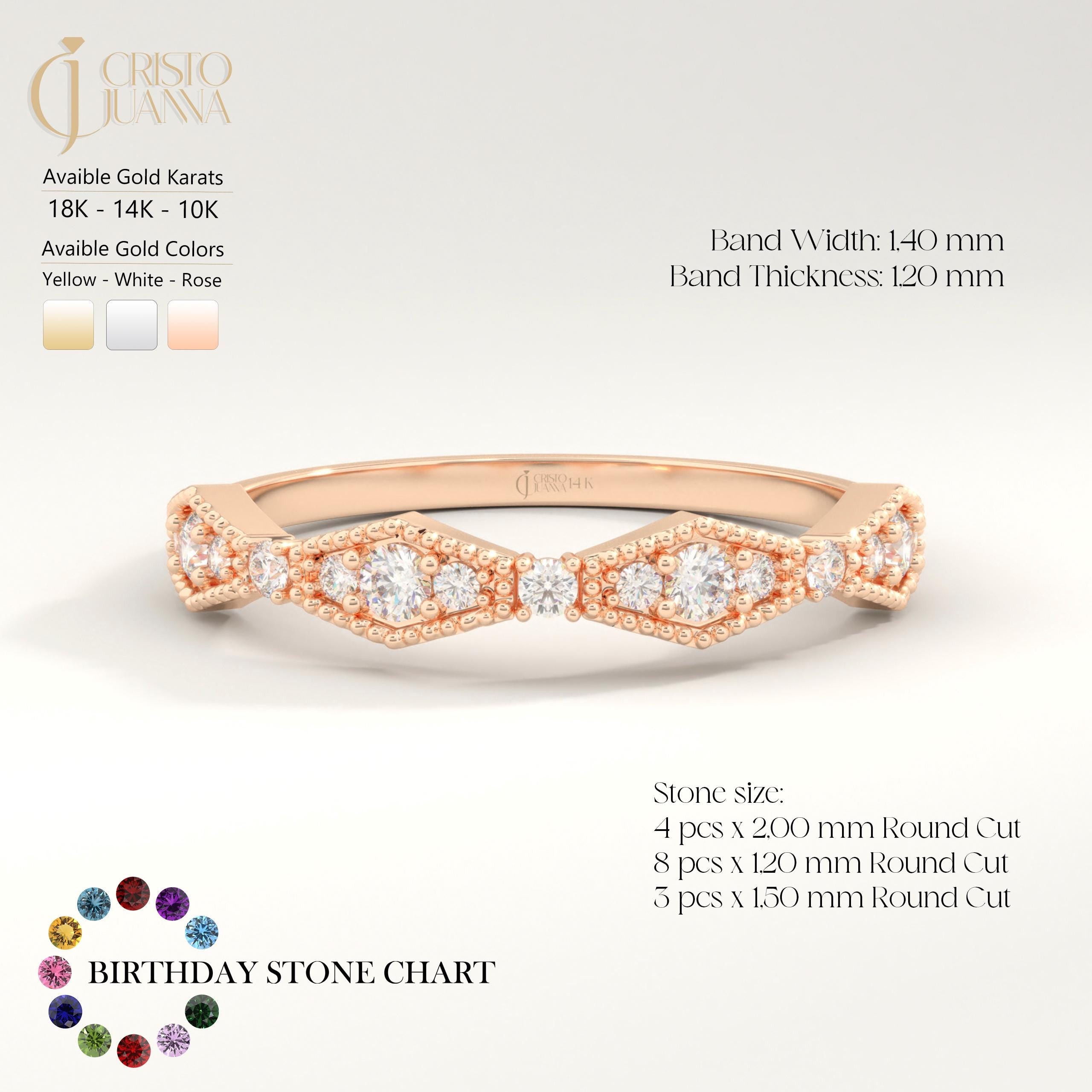 Petite Diamond Wedding Ring – 14K Solid Yellow Gold ✨💍
A dainty and timeless piece for your special day — this Petite Diamond Wedding Ring shines with elegance and simplicity. Its wavy half eternity design and delicate sparkle make it perfect for everyday wear or as a stacking band. Ideal for brides who love understated luxury 💫