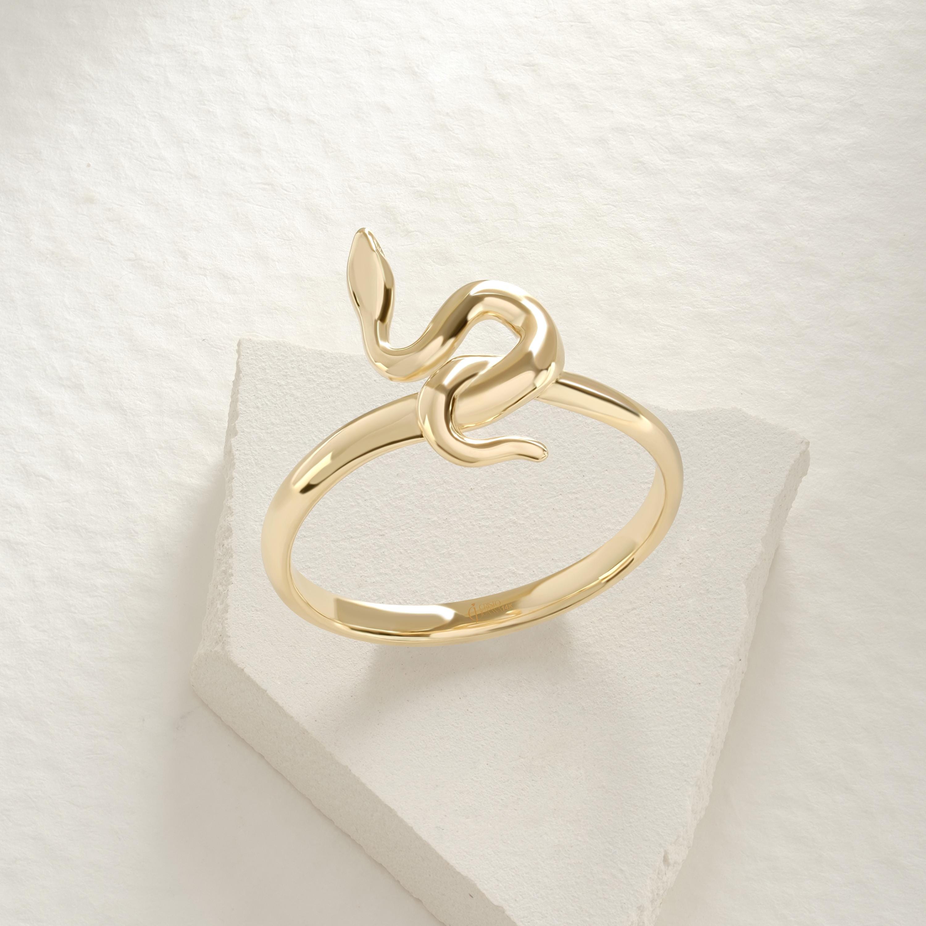 Snake Ring 14K Solid Gold | Gothic Serpent Wrap Ring | Ouroboros Tail Ring for Women | Halloween Goth Animal Jewelry
đ¤ Unleash your inner goddess with this stunning 14K solid gold snake ring â designed with gothic serpent vibes and a dramatic head-to-tail wrap. Perfect for bold souls and mystical hearts, this piece brings symbolic protection and edgy elegance to your style.