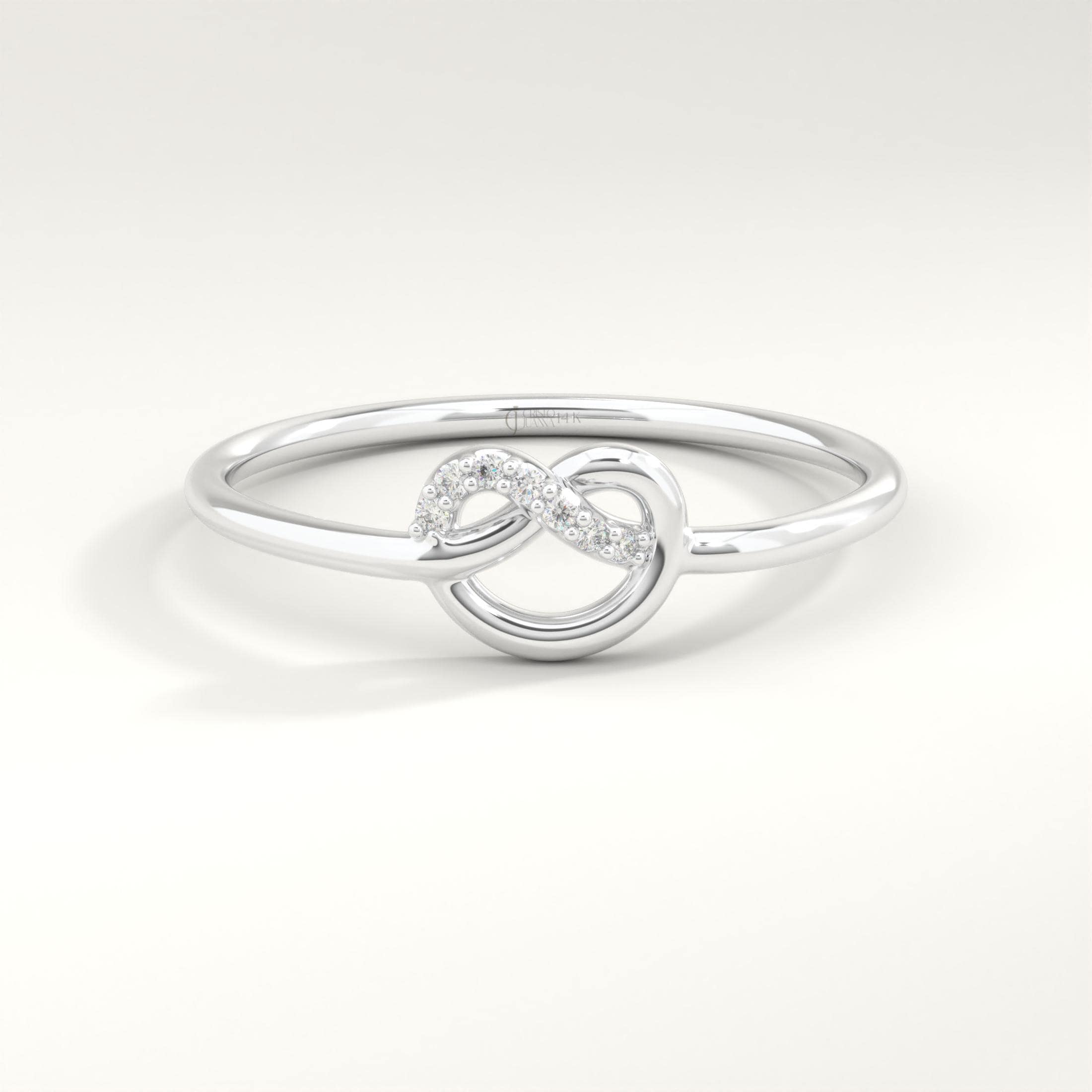 Love Knot Wedding Ring – 14K Solid Gold ✨💖
This delicate love knot ring features 7 tiny round-cut diamonds set along a dainty gold band — a timeless symbol of connection, unity, and unbreakable bonds. Perfect as a wedding promise ring, soulmate gift, or a meaningful token for your best friend.
Its minimalist heart-knot design is both elegant and symbolic, ideal for everyday wear or stacking.