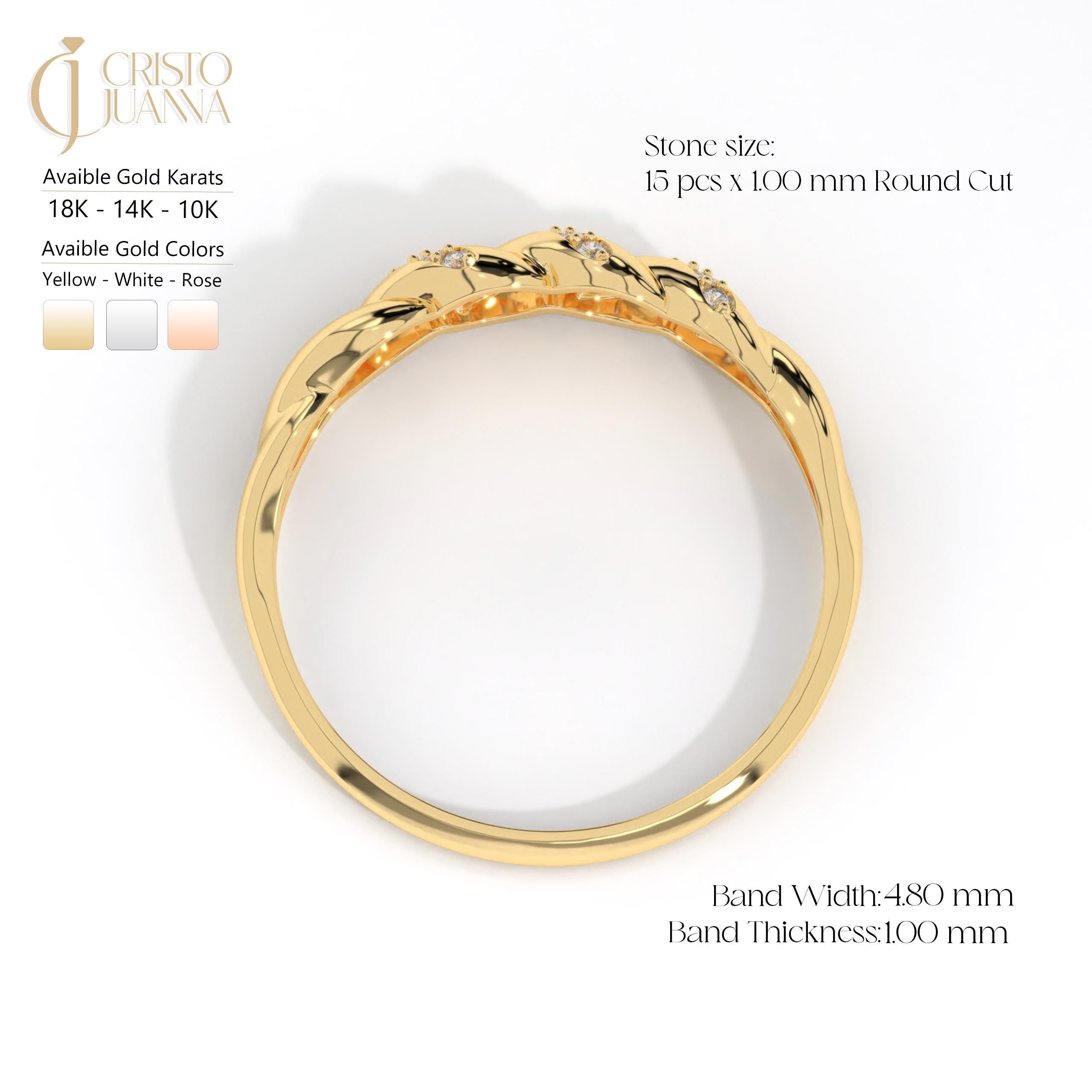 Croissant Dome Cluster Diamond Statement Ring 💛🥐
Bold, luxurious, and full of charm — this Croissant Dome Ring is a stunning fusion of French elegance and contemporary edge. With its twisted rope dome design and a sparkling cluster of diamonds or moissanite, it’s the perfect chunky bold ring for women who want to make a statement.

Whether you're celebrating love, style, or yourself, this croissant promise ring brings timeless glow to every moment.