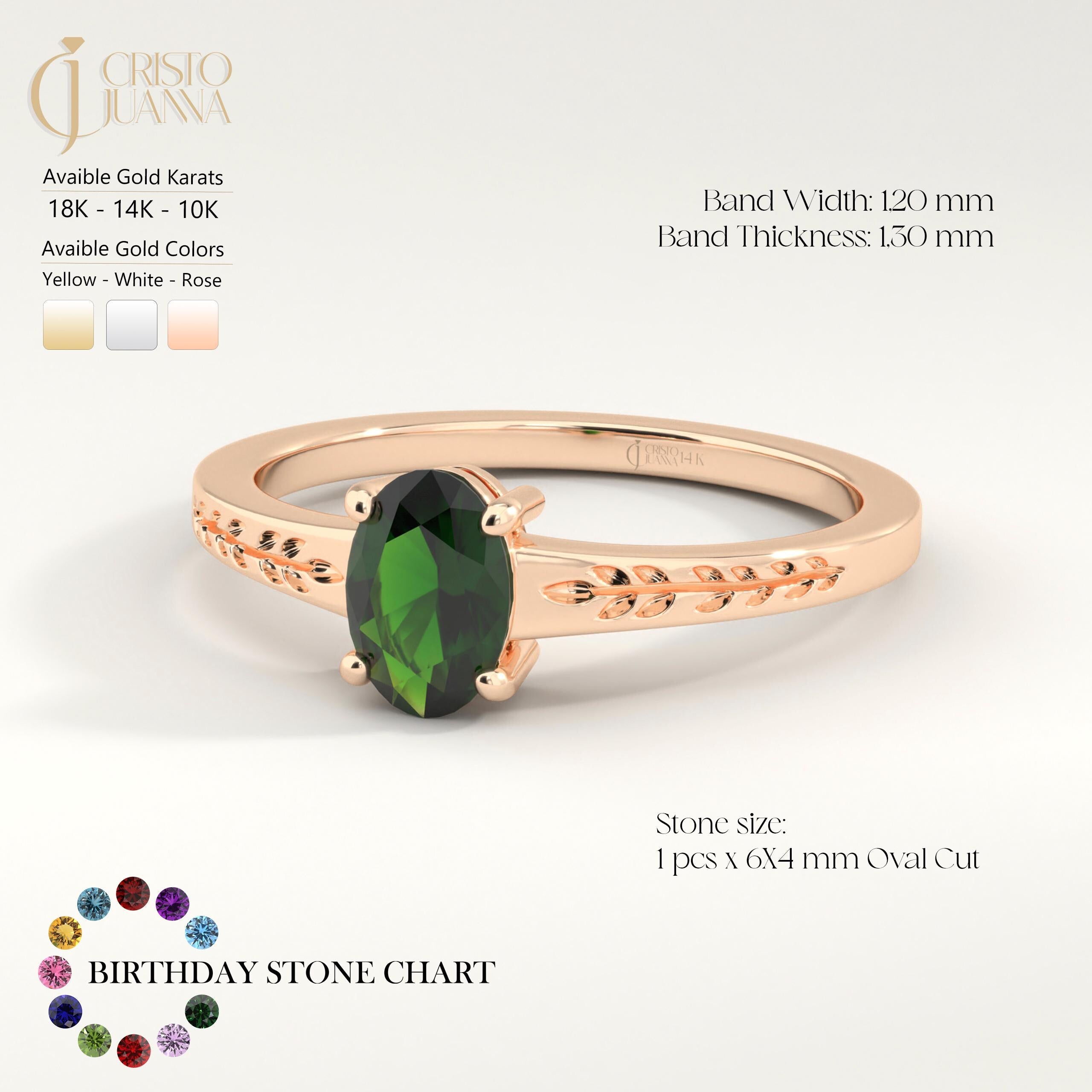 Oval Emerald Engagement Ring – 10K / 14K / 18K Solid Gold 💚✨
A timeless oval-cut emerald set on a delicate braided floral band 🌿. Its vintage-inspired style brings elegance and meaning, making it perfect as an engagement, promise, or birthday ring.