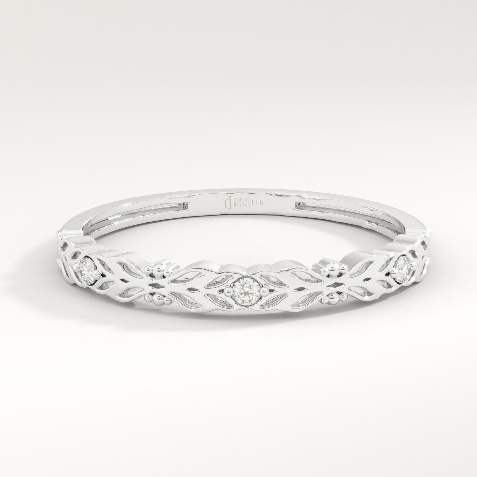 Floral Diamond Wedding Band | 14K Solid Gold Flower Moissanite Ring | Botanical Engagement or Promise Ring for Women
🌸 A beautifully detailed floral diamond ring crafted for nature lovers. This botanical-inspired wedding band features delicate flower motifs and sparkling moissanite stones, making it perfect as an engagement ring, promise ring, or stackable band for a romantic soul 💍✨