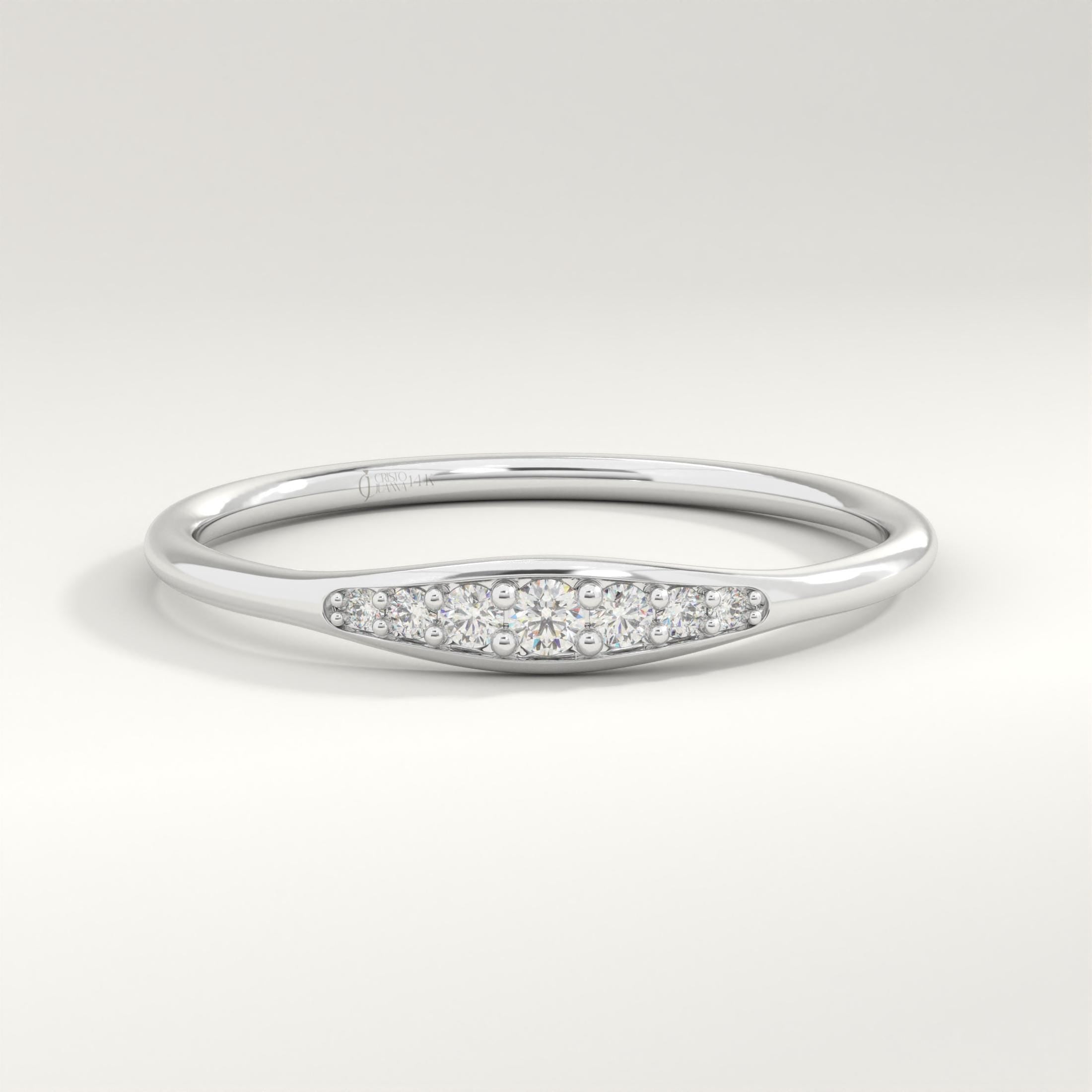 Thin Diamond Band Ring – 10K / 14K / 18K Solid Gold ✨💎
A dainty and minimalist diamond band featuring a flat bar design with sparkling round-cut diamonds. Perfect as an elegant wedding ring, delicate engagement band, or everyday stacking piece. Its slim and timeless style makes it a versatile gift for women who love subtle luxury.