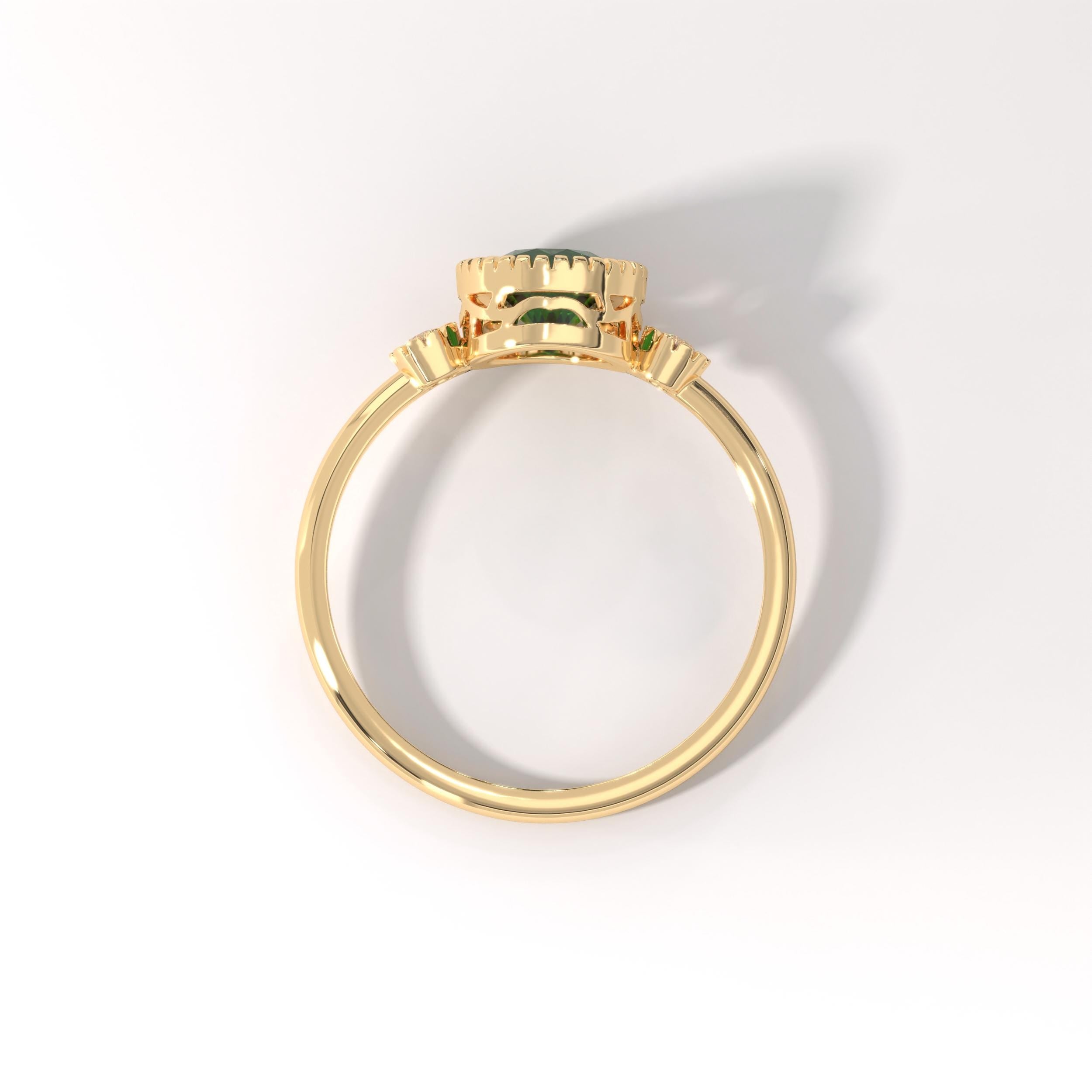 ✨ 14K Solid Gold Emerald Ring with Side Diamond Accents
Dainty Birthstone Ring with Tiny Moissanite Option – Vintage Inspired Green Gemstone Ring for Women

Celebrate timeless elegance with this vintage-inspired emerald ring, crafted in solid gold and designed to sparkle with delicate side stones. Its slim band and classic silhouette make it perfect for everyday wear or meaningful occasions.