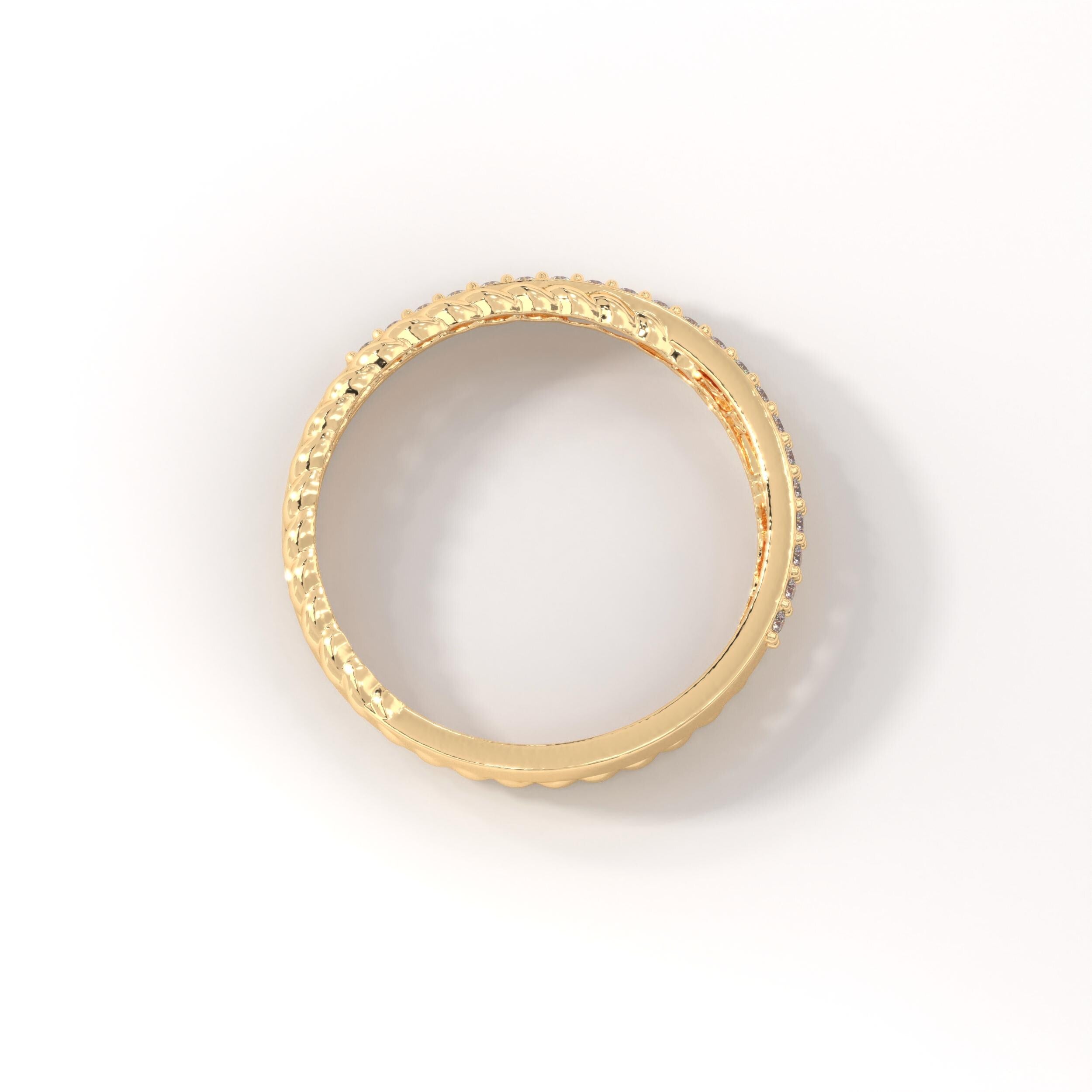 ✨ Criss Cross Diamond Ring | 14K Solid Gold Twisted Rope Band

Modern elegance meets timeless craftsmanship in this stunning Criss Cross Diamond Ring. Designed with a graceful X-shaped (criss-cross) silhouette and a textured twisted rope band, this ring blends minimalism with brilliance—perfect for everyday luxury and meaningful moments.