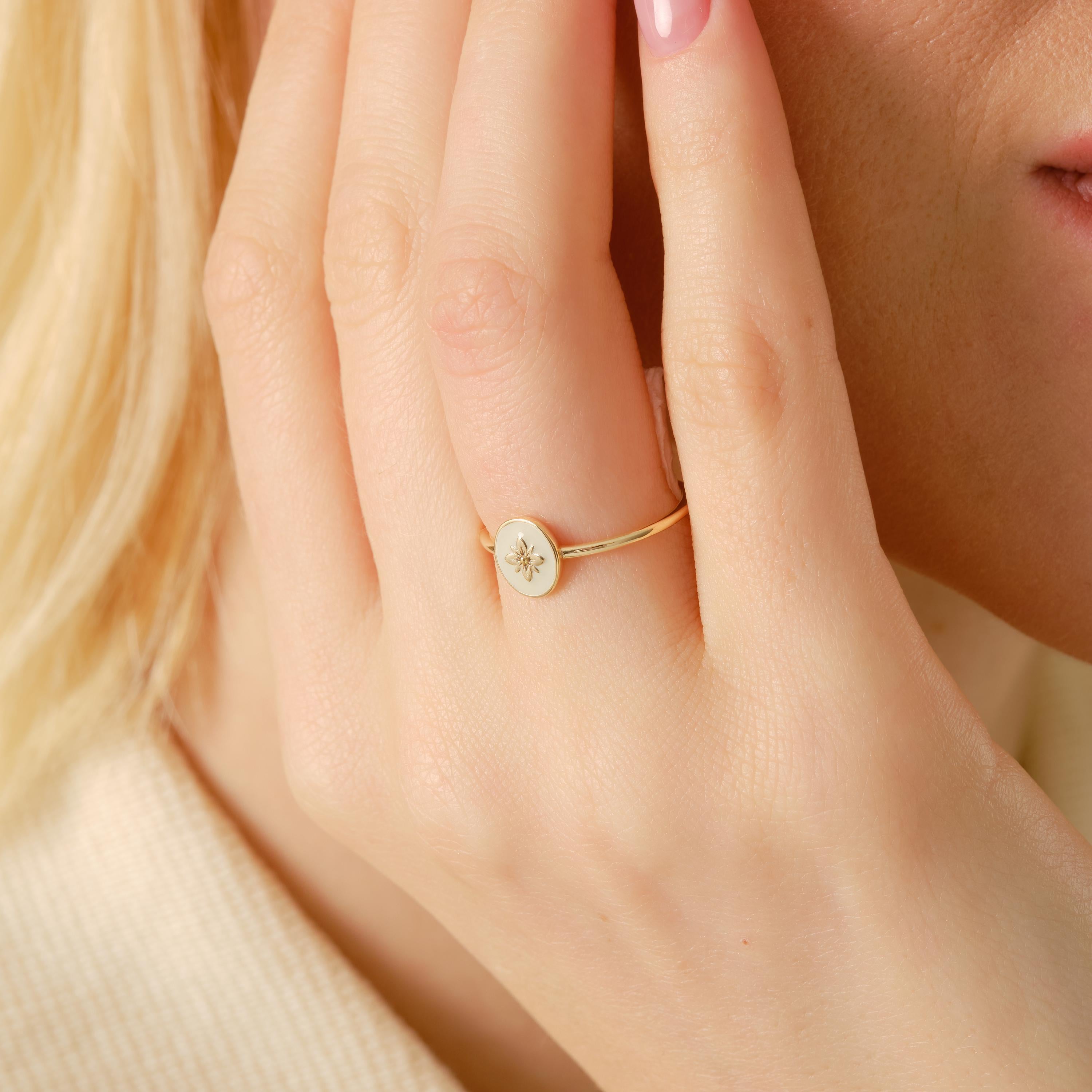 14K Solid Gold Peridot Ring, Oval Birthstone Ring with Side Diamond Band, Peridot Green Gemstone Rings for Women