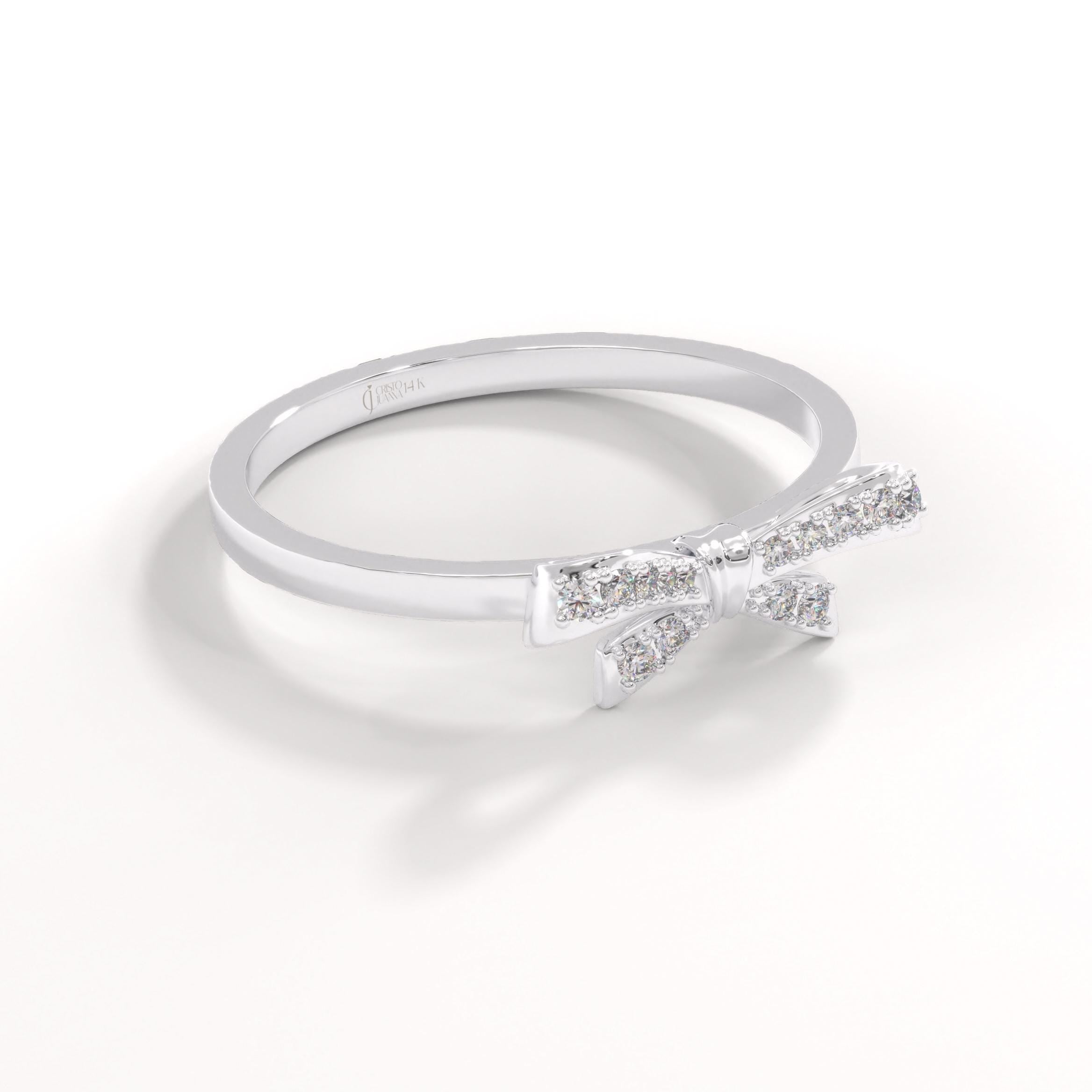 ✨ 14K Solid Gold Ribbon Ring – Dainty Diamond Bowtie Ring for Women
Little Bowknot Ring • Symbol of Love, Friendship & Soulmates

Graceful, feminine, and full of meaning 🤍 This dainty ribbon bowtie ring is designed to symbolize unbreakable bonds—perfect for soulmates, best friends, or a heartfelt gift for someone special. Its elegant bow shape and delicate sparkle make it ideal for everyday wear.